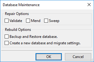 Database Maintenance