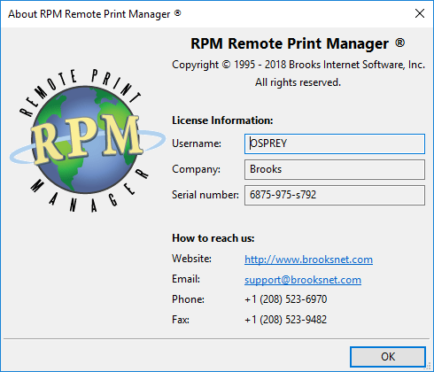 About RPM with license info
