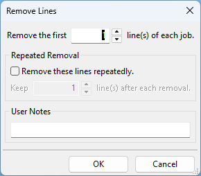 Remove Lines