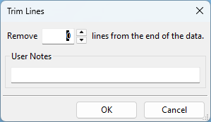 Trim lines