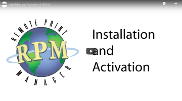 Install and Activate RPM